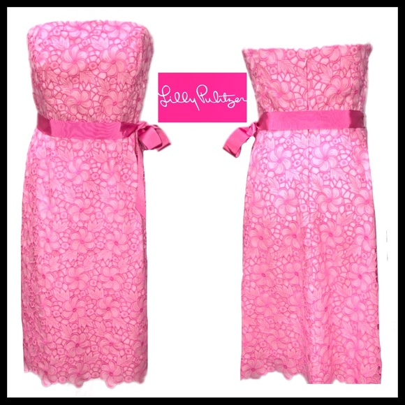 Lilly Pulitzer Sienna Kentucky Eyelet Phipps Pink - Picture 1 of 8